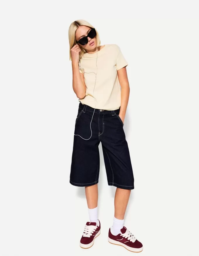 Short sleeve heavy cotton T-shirt