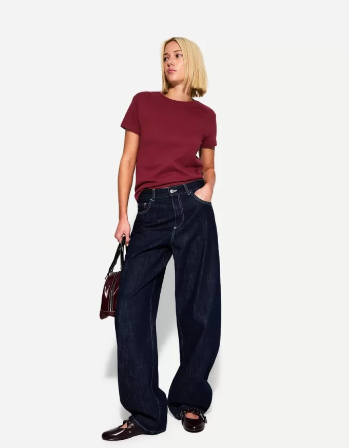 Short sleeve heavy cotton T-shirt