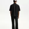 Short sleeve linen blend shirt Short sleeve linen blend shirt