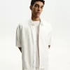 Short sleeve linen blend shirt Short sleeve linen blend shirt