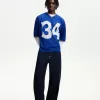 Short sleeve mesh sporty print T-shirt Short sleeve mesh sporty print T-shirt