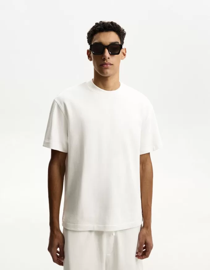 Short sleeve plush T-shirt Short sleeve plush T-shirt