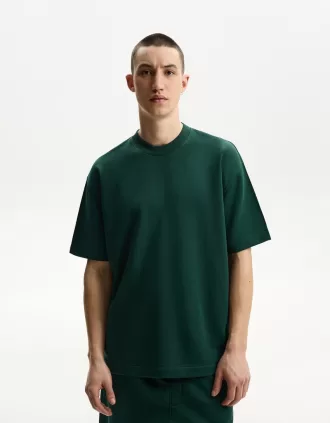 Short sleeve plush T-shirt