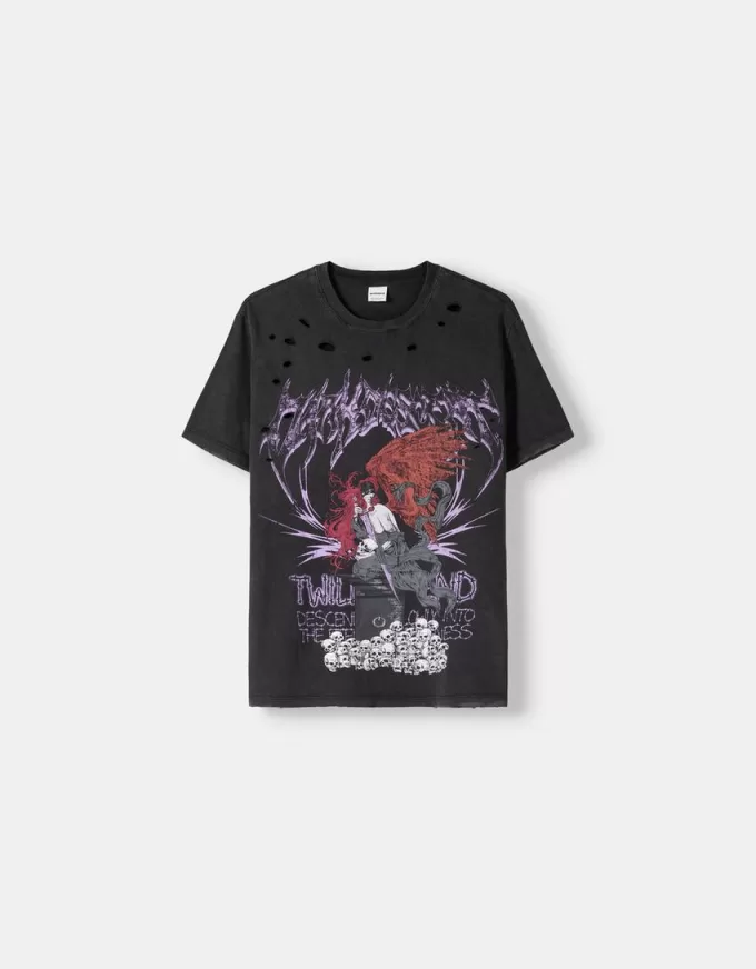 Short sleeve print T-shirt