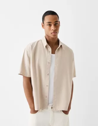 Short sleeve rustic shirt