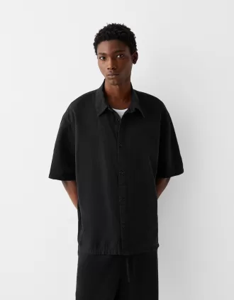 Short sleeve rustic shirt