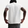 Short sleeve slub effect T-shirt Short sleeve slub effect T-shirt
