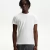 Short sleeve slub effect T-shirt Short sleeve slub effect T-shirt