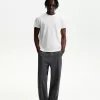 Short sleeve slub effect T-shirt Short sleeve slub effect T-shirt