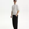 Short sleeve textured T-shirt Short sleeve textured T-shirt