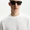 Short sleeve textured T-shirt Short sleeve textured T-shirt