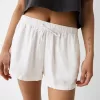 Shorts with elastic waistband detail