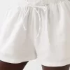 Shorts with elastic waistband detail