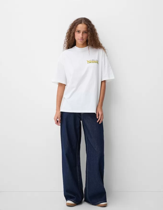 Shrek print short sleeve T-shirt Shrek print short sleeve T-shirt