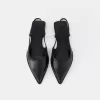 Slingback ballerinas with pointed toe