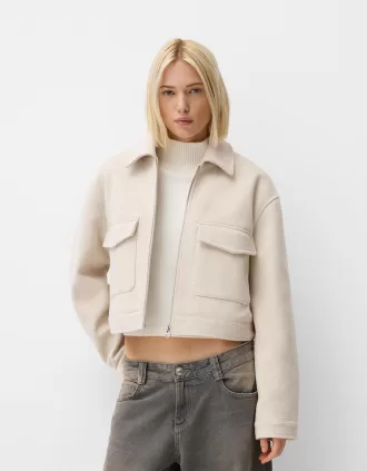 Soft cropped jacket