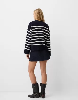 Soft touch crew neck sweater