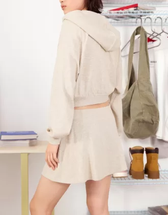 Soft touch mini skirt