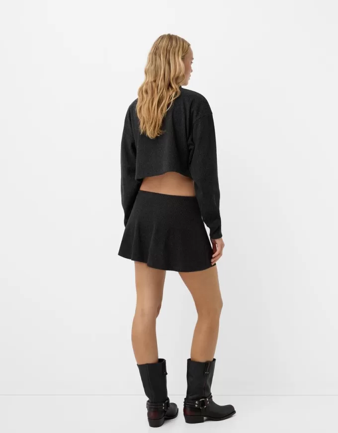 Soft touch mini skirt