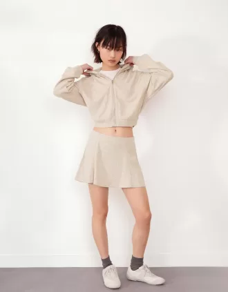 Soft touch mini skirt