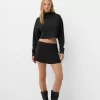 Soft touch mini skirt