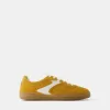 Split leather retro sneakers Split leather retro sneakers