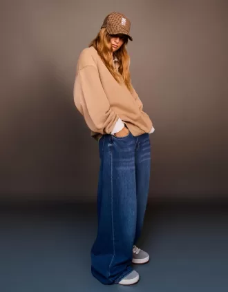 Split leather skater sneakers