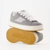 Split leather skater sneakers Split leather skater sneakers