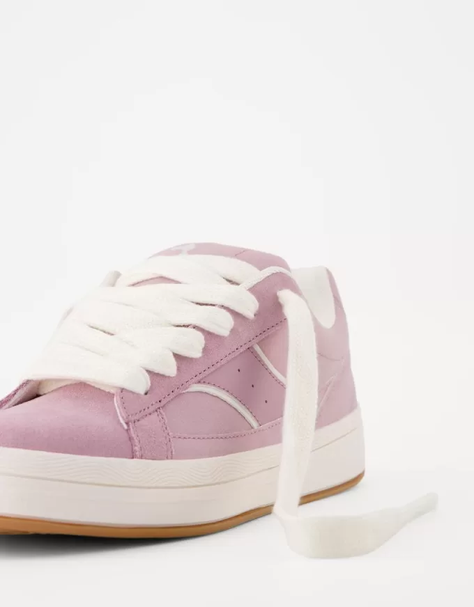 Split leather skater sneakers Split leather skater sneakers