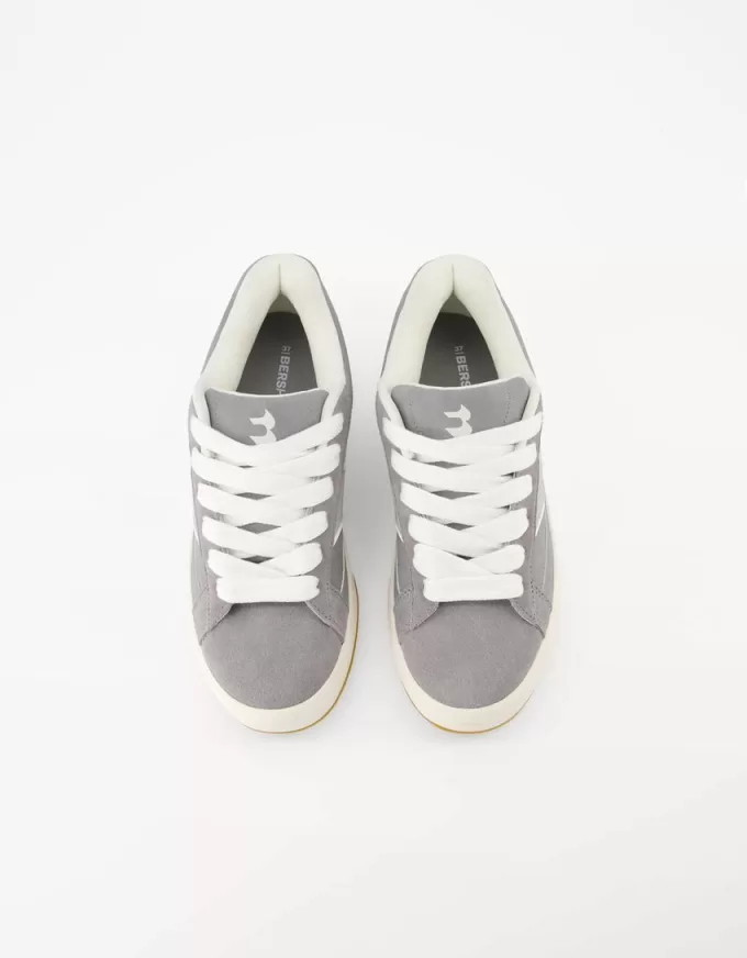 Split leather skater sneakers Split leather skater sneakers