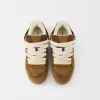 Split leather skater sneakers Split leather skater sneakers