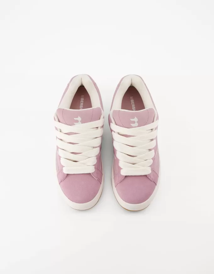 Split leather skater sneakers Split leather skater sneakers