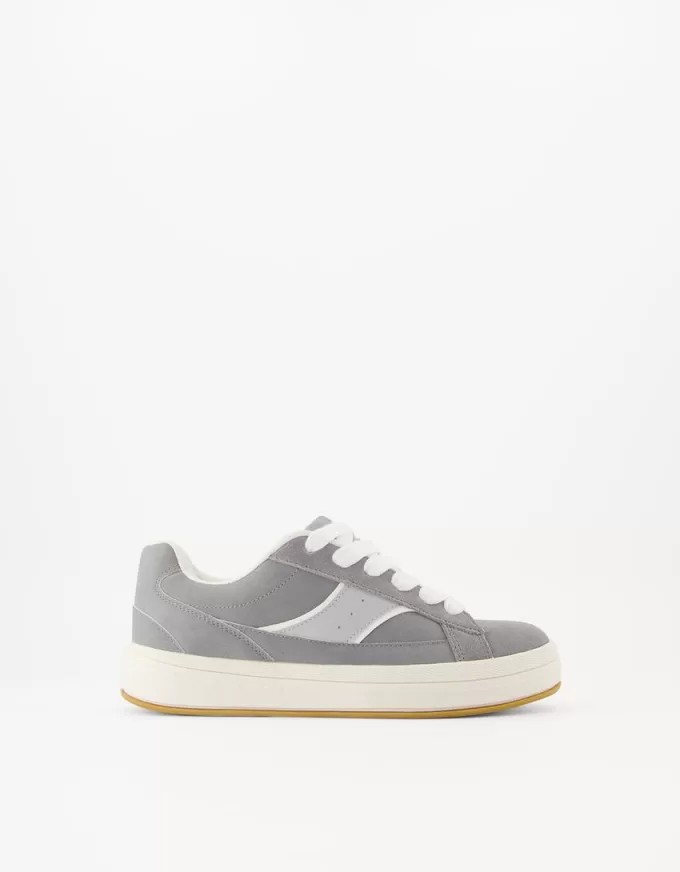 Split leather skater sneakers Split leather skater sneakers