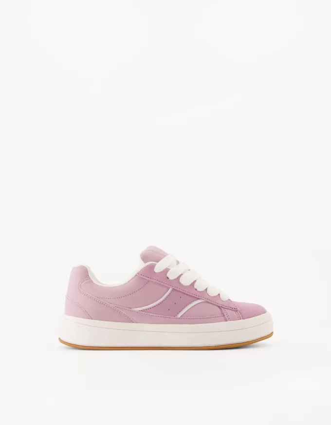 Split leather skater sneakers Split leather skater sneakers