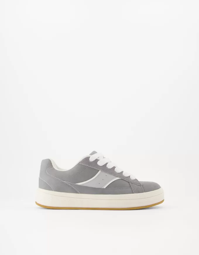 Split leather skater sneakers Split leather skater sneakers