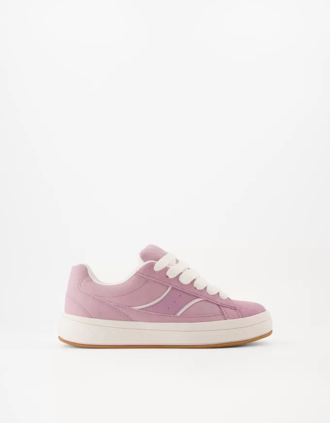 Split leather skater sneakers Split leather skater sneakers