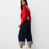 Square neckline long sleeve T-shirt Square neckline long sleeve T-shirt