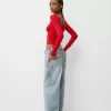 Square neckline long sleeve T-shirt Square neckline long sleeve T-shirt