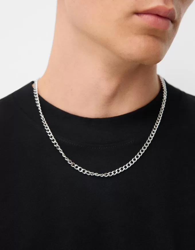 Stainless steel chain link necklace