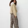 Straight fit plaid pants Straight fit plaid pants