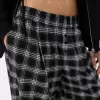 Straight fit plaid pants Straight fit plaid pants