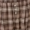 Straight fit plaid pants Straight fit plaid pants