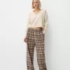 Straight fit plaid pants Straight fit plaid pants