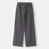 Straight fit twill printed pants Straight fit twill printed pants