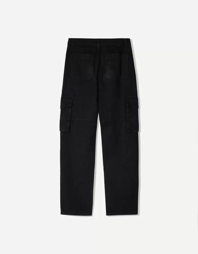 Straight-leg cargo jeans Straight-leg cargo jeans