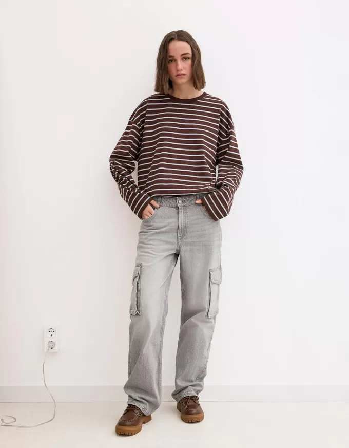 Straight-leg cargo jeans Straight-leg cargo jeans