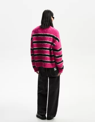 Striped boxy fit sweater