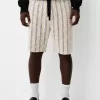 Striped jacquard Bermuda shorts Striped jacquard Bermuda shorts