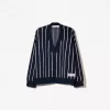 Striped print sporty jacket Striped print sporty jacket