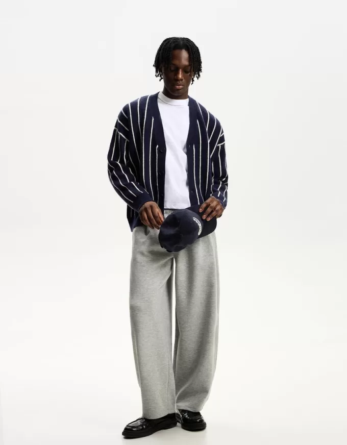 Striped print sporty jacket Striped print sporty jacket